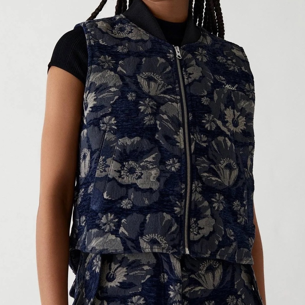 Kith Women Bryn Chenille Poppy Vest - Ink XXL